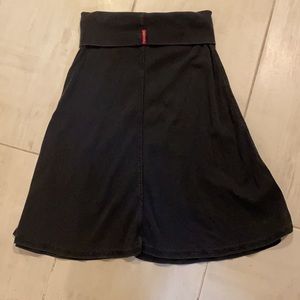 Hard tail fold over skirt xs